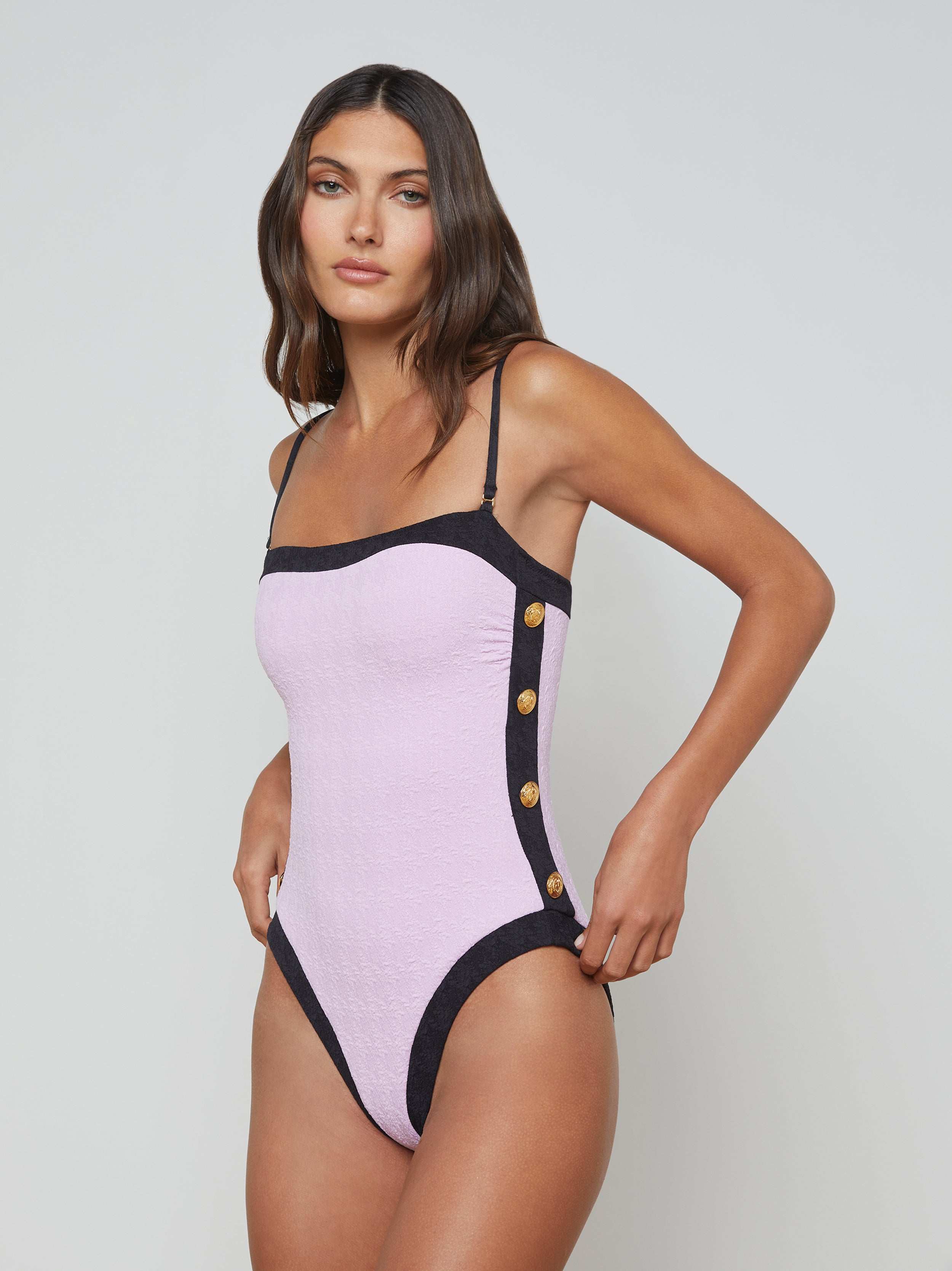 Tory Bandeau One-Piece Swimsuit
