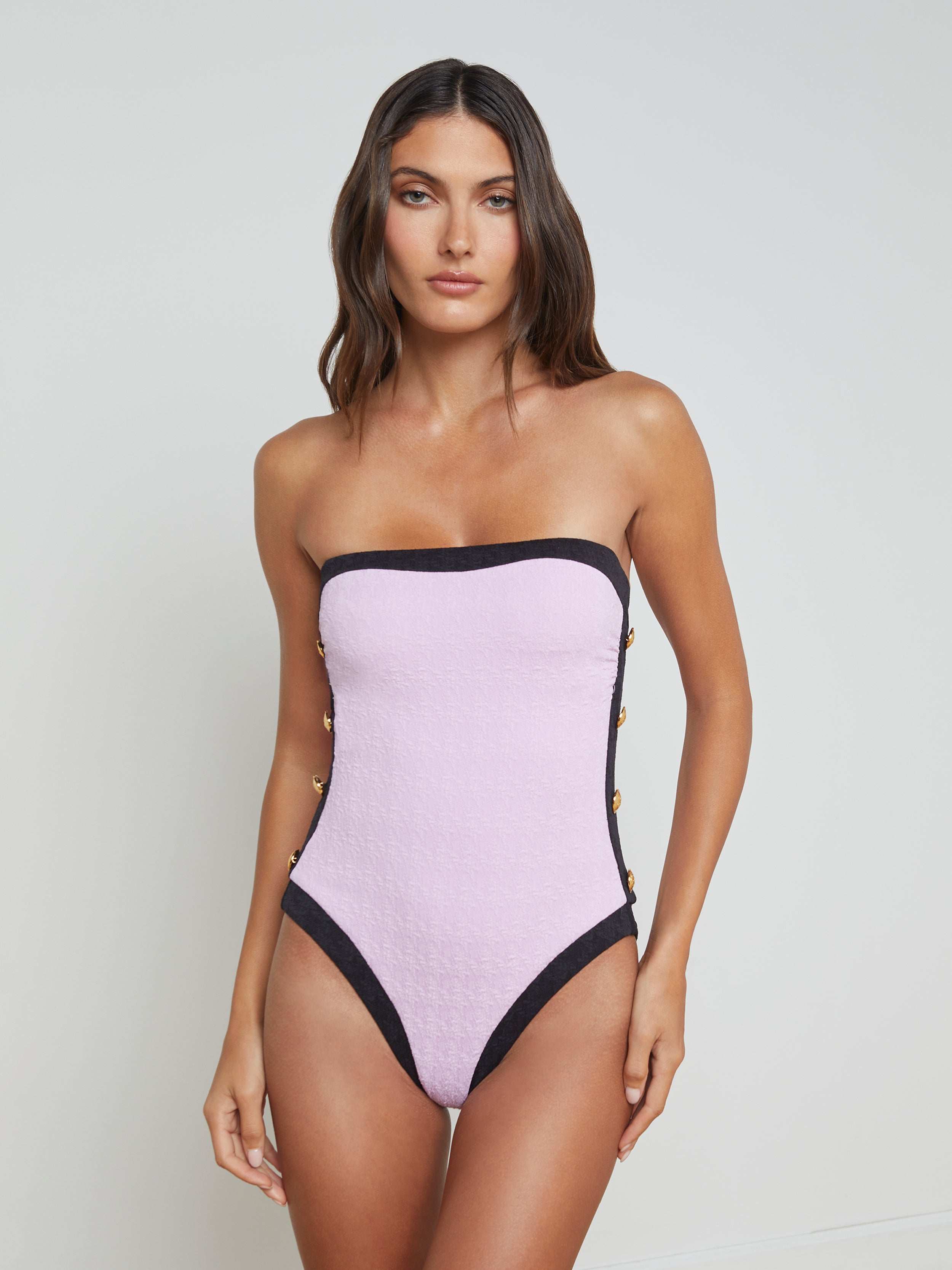 Tory Bandeau One-Piece Swimsuit