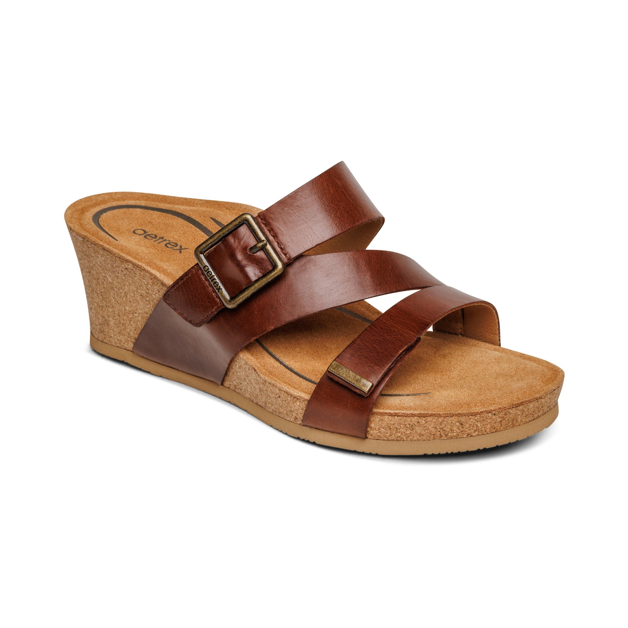 Kimmy Arch Support Wedge - Walnut
