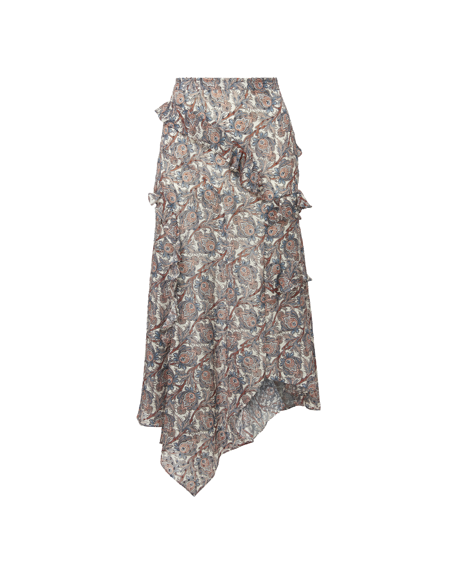 Eleonora Silk Midi Skirt