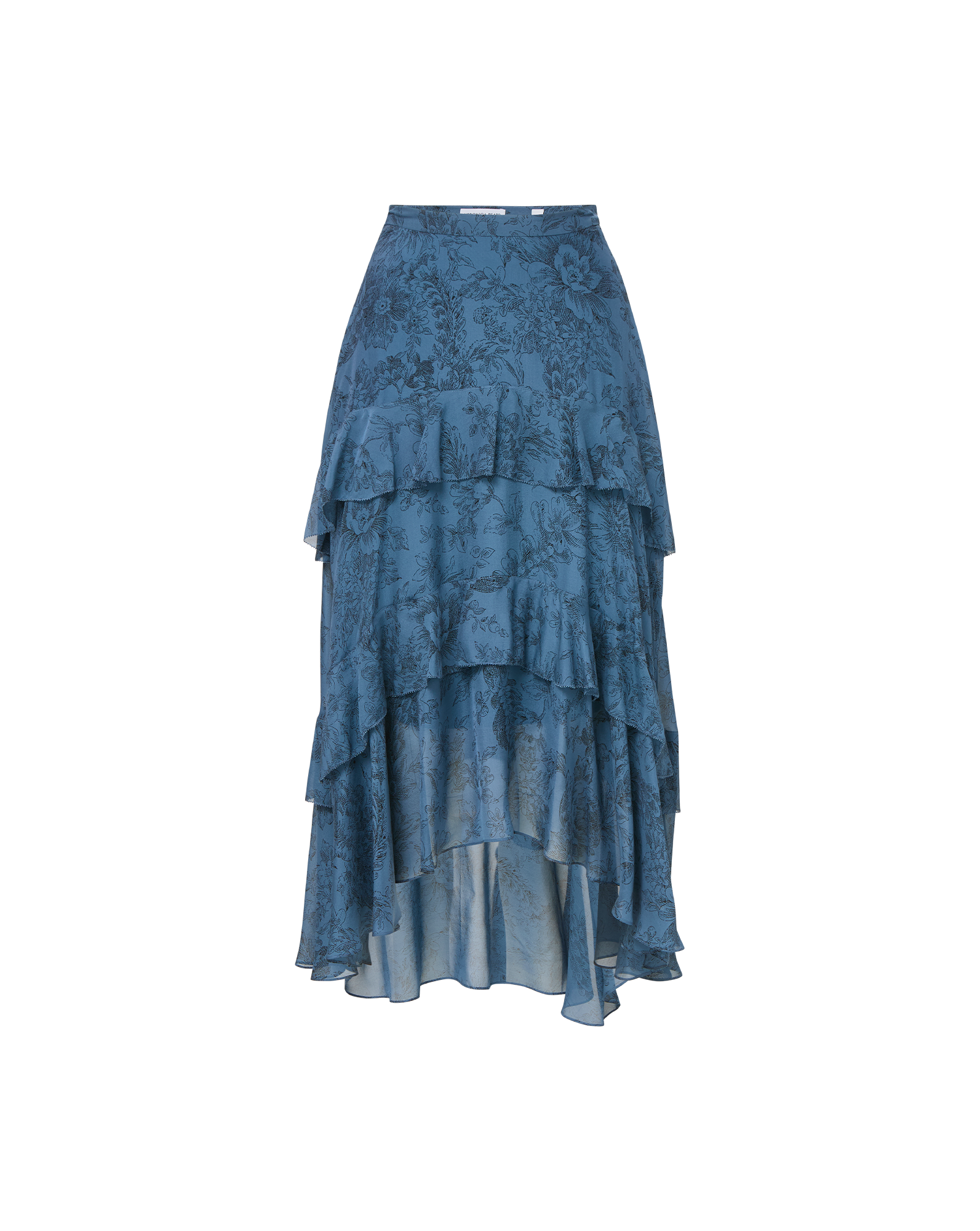 Graeme Silk Midi Skirt