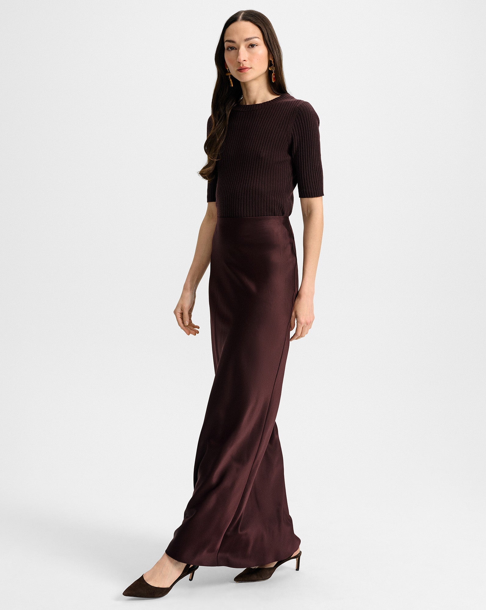 Medina Silk Maxi Skirt