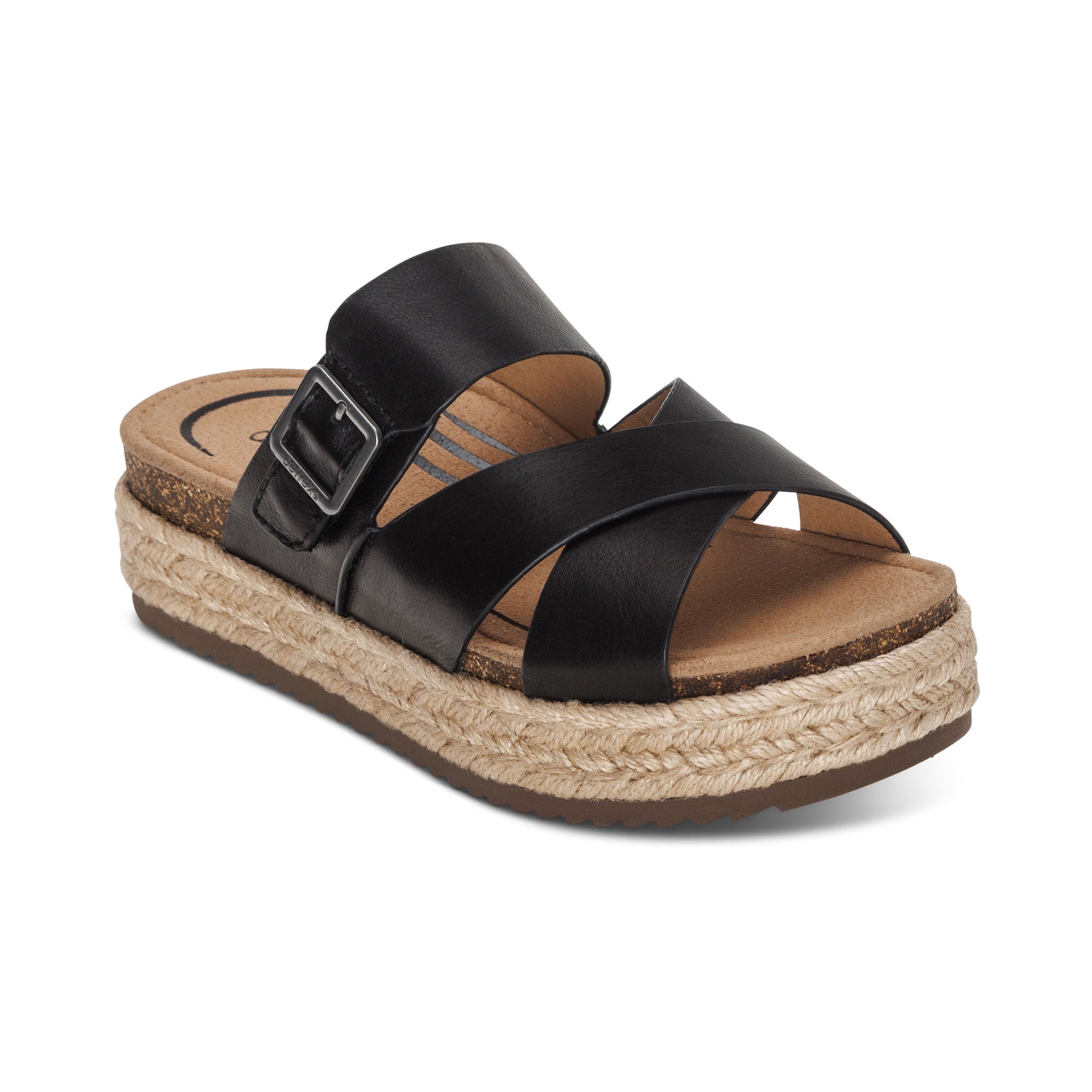 Alyssa Adjustable Slide - Black