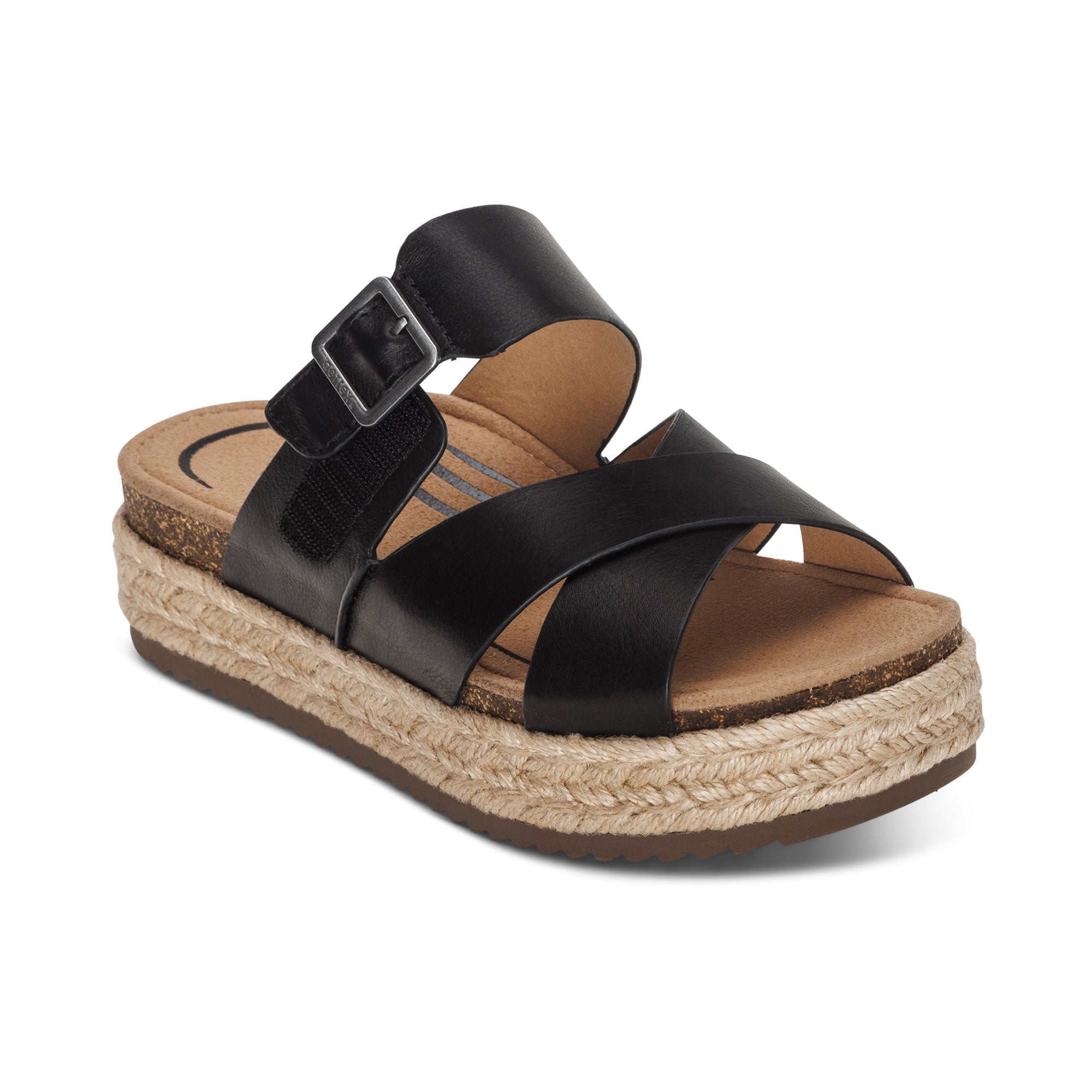 Alyssa Adjustable Slide - Black