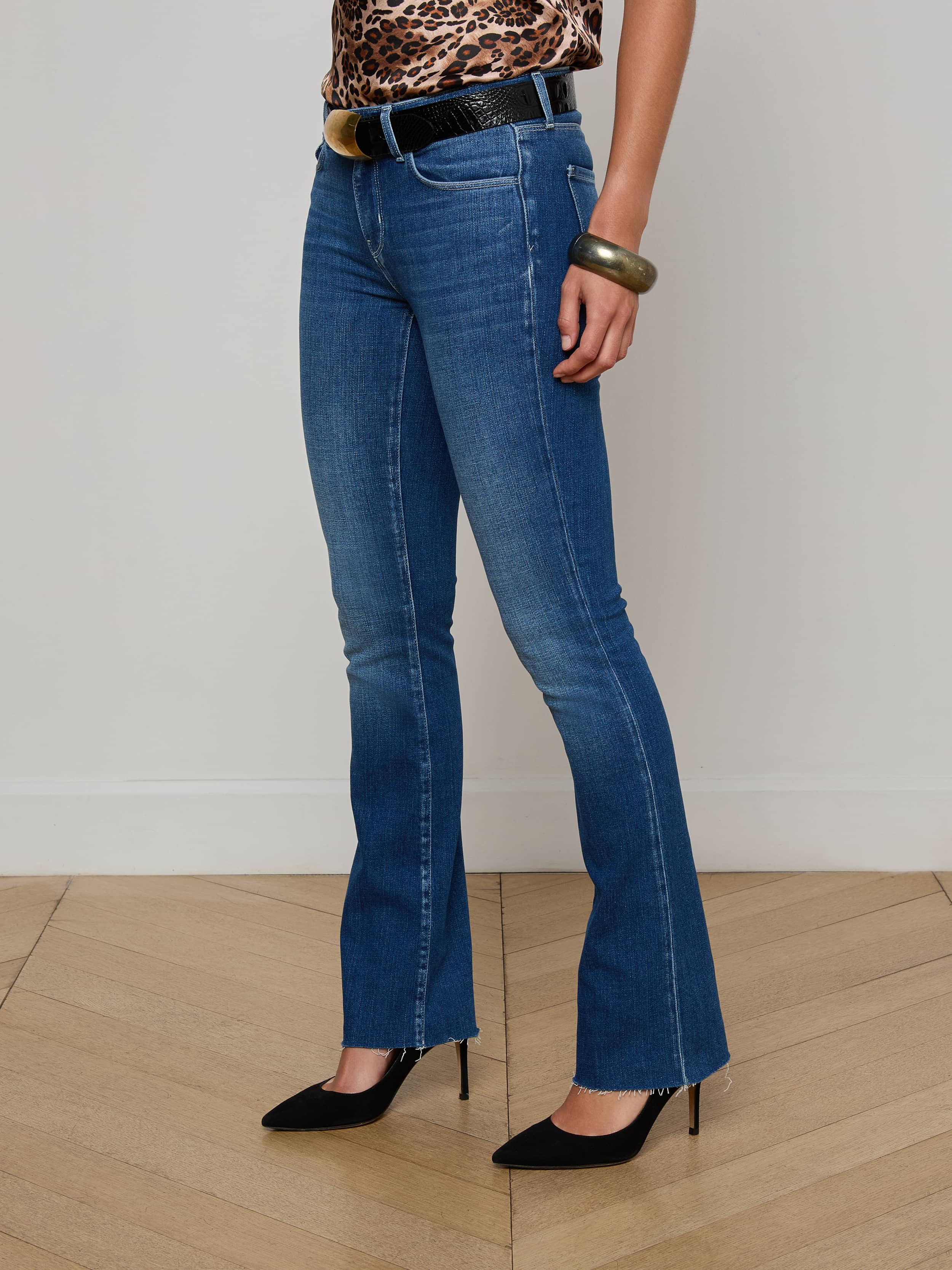 Sneeki Low-Rise Straight-Leg Jean