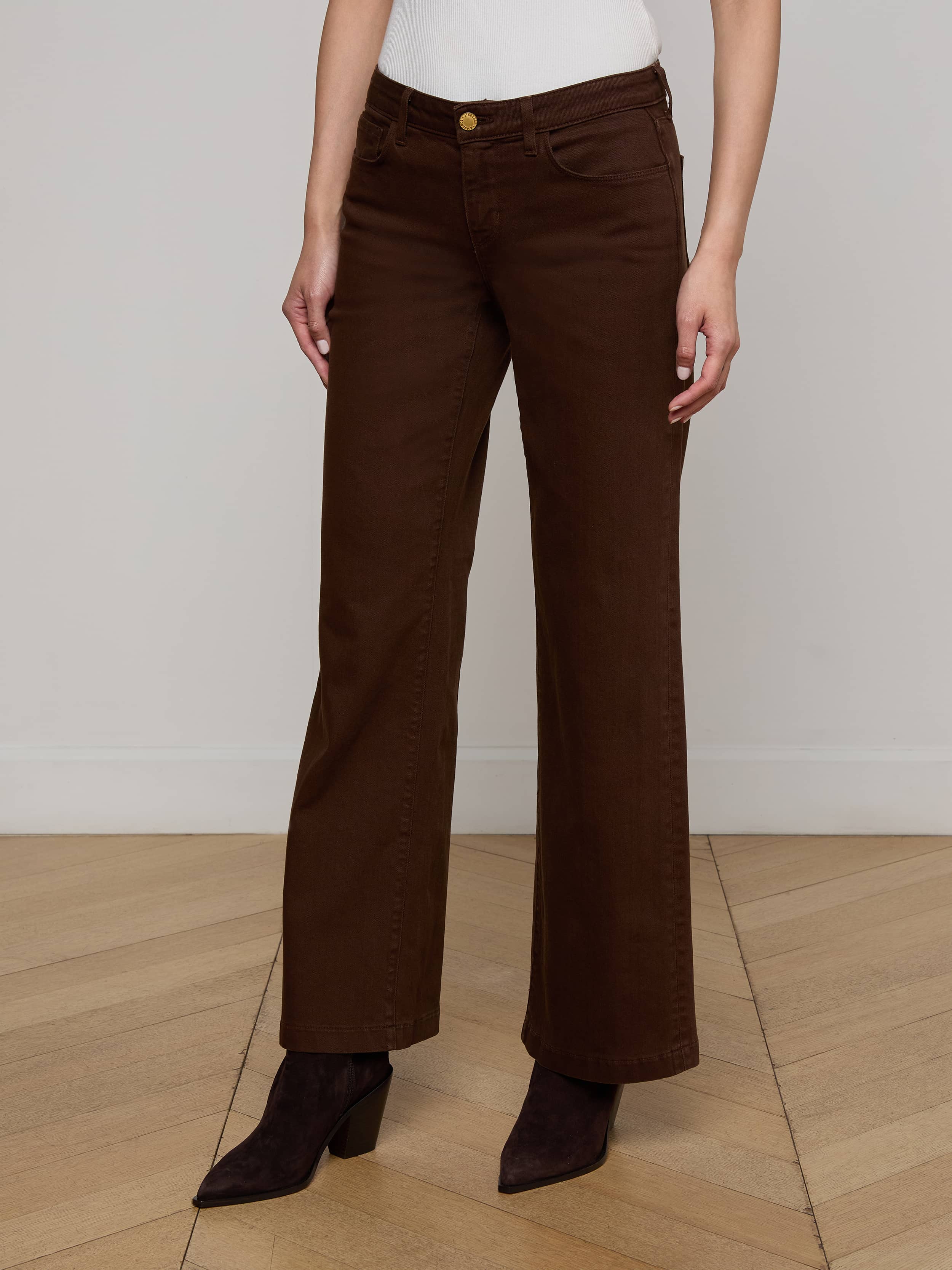 Joanne Low-Rise Wide-Leg Jean