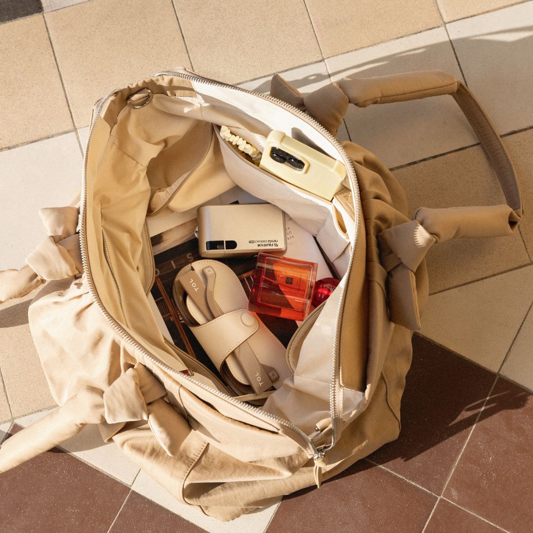 Weekend bag - sand