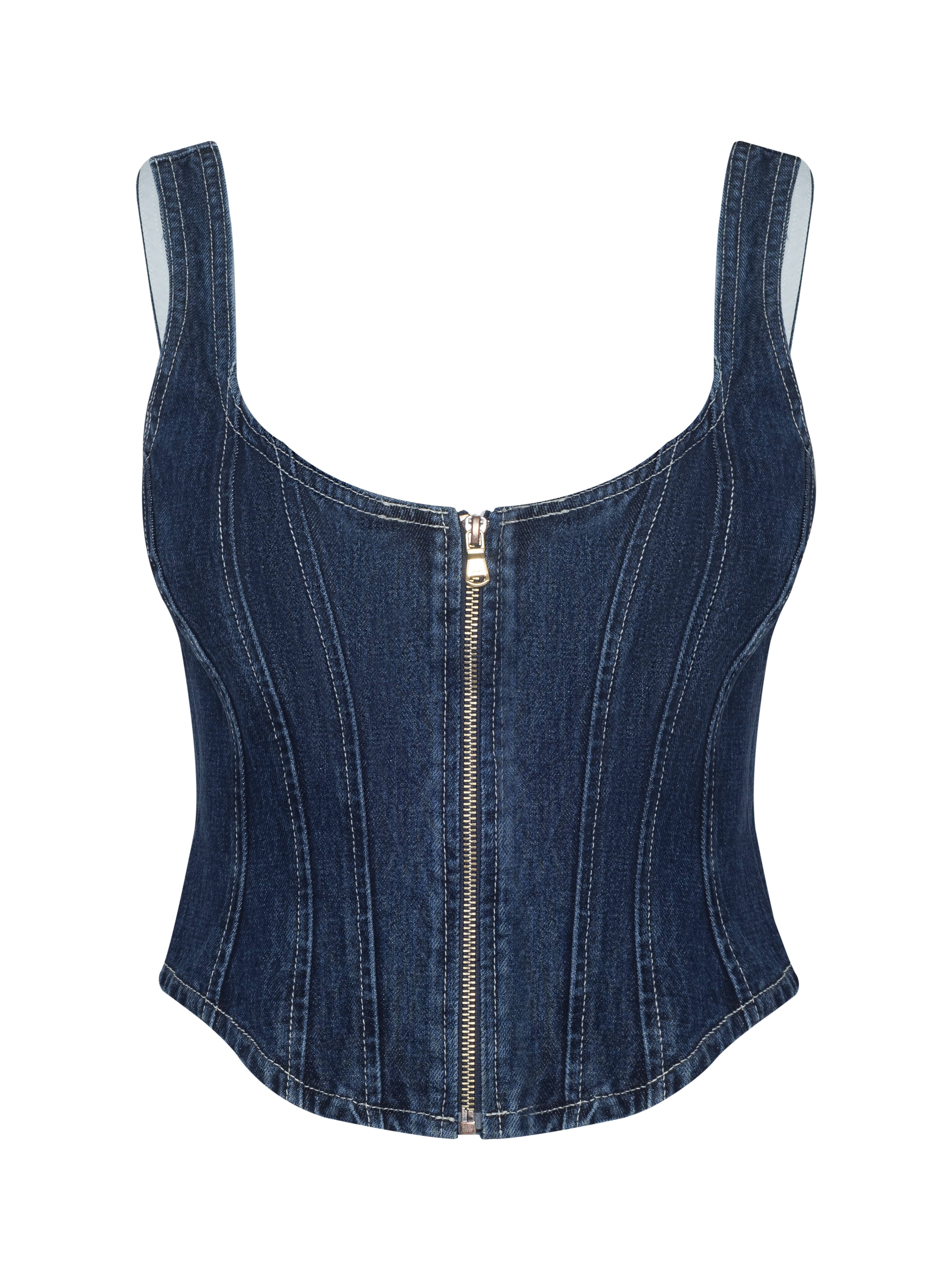 Elysia Zip Corset Tank