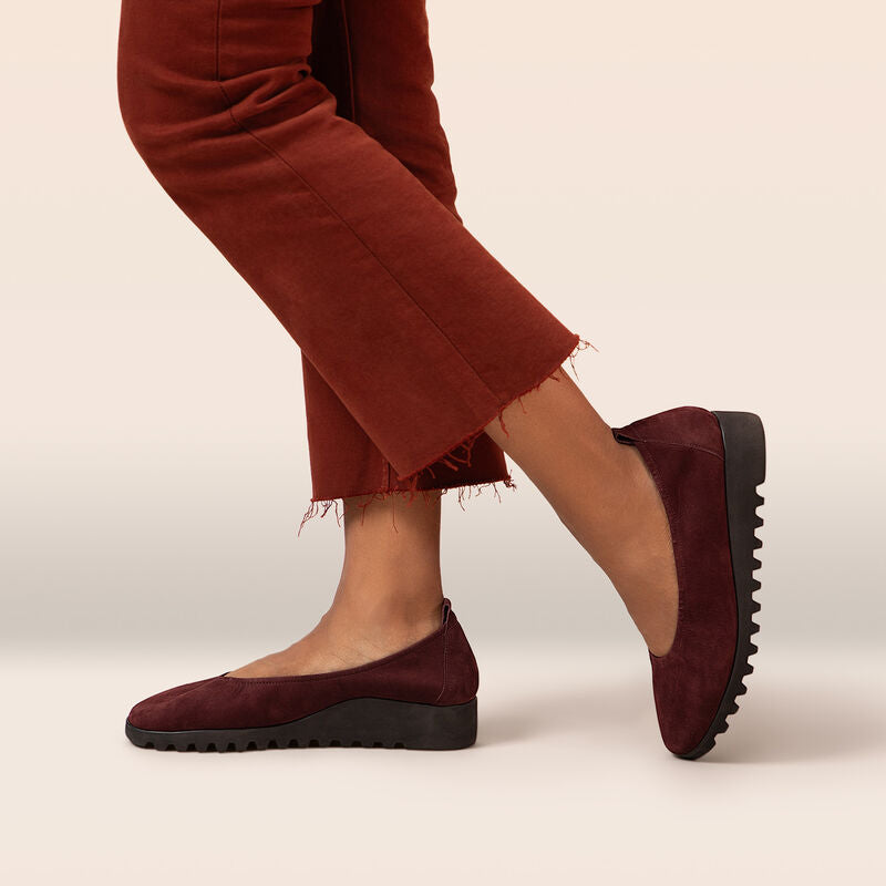 Brianna Ballet Flat - Burgundy