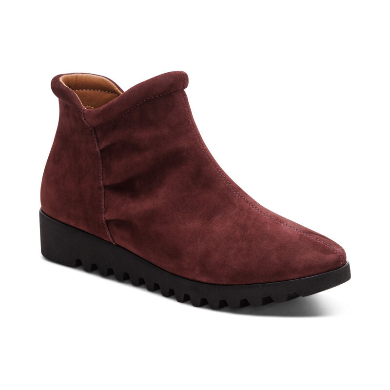 Zoey Slip-On Boot - Burgundy
