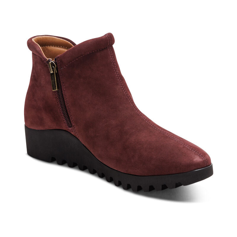 Zoey Slip-On Boot - Burgundy
