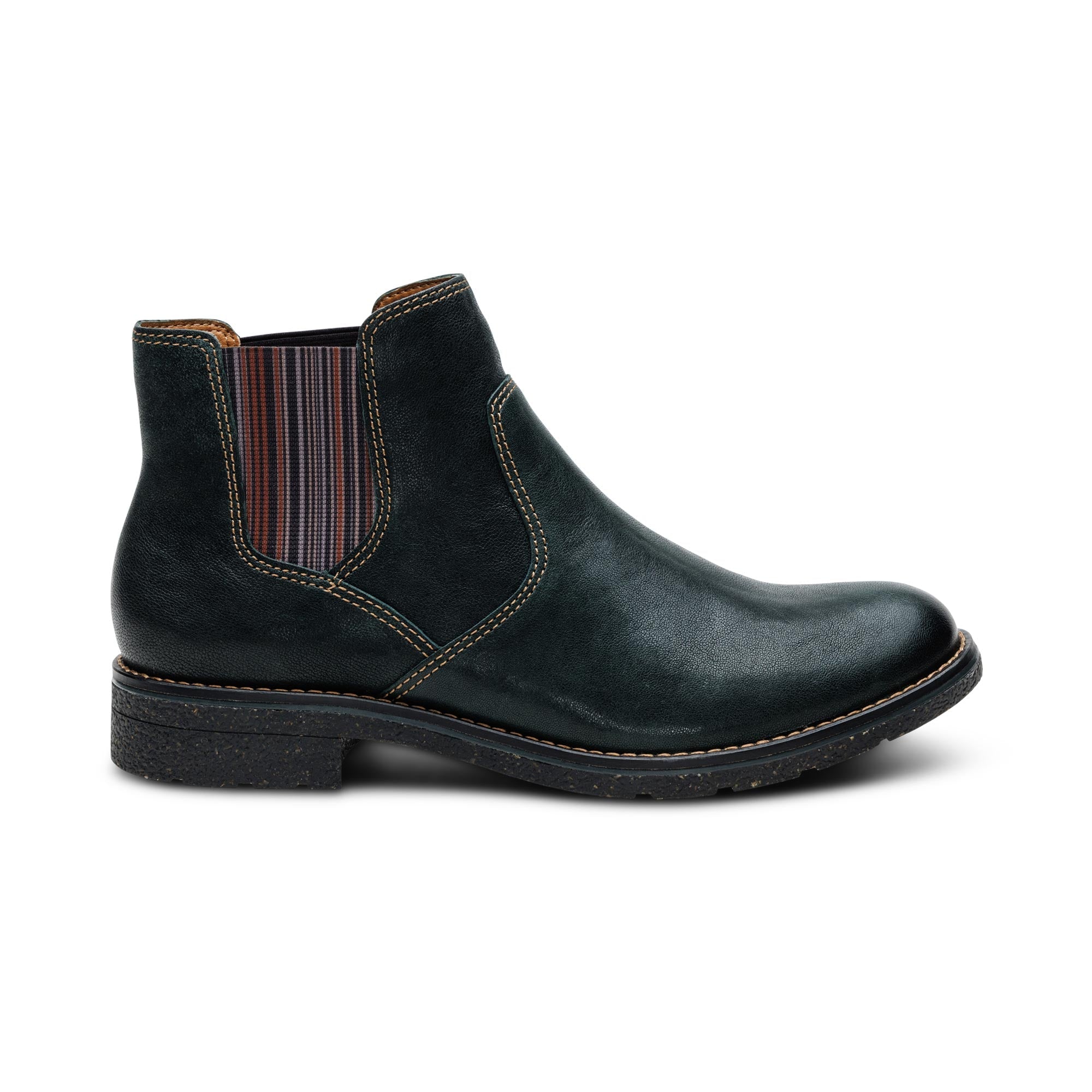 Kaylee Arch Support Chelsea Boot - Dark Green