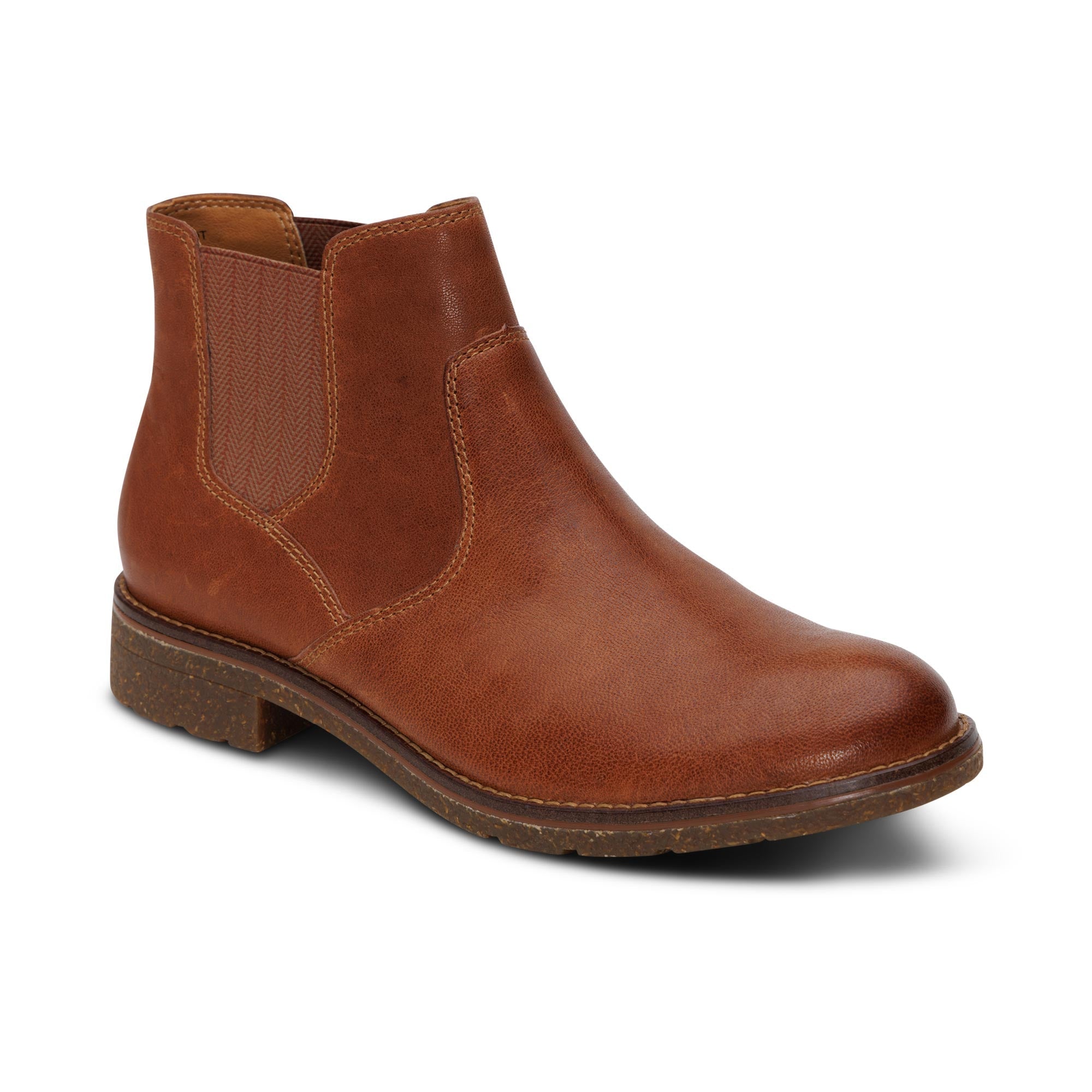 Kaylee Arch Support Chelsea Boot - Cognac