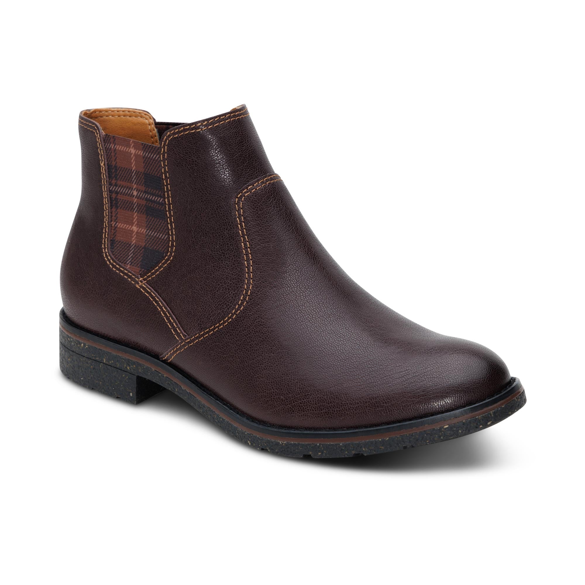 Kaylee Arch Support Chelsea Boot - Dark Brown