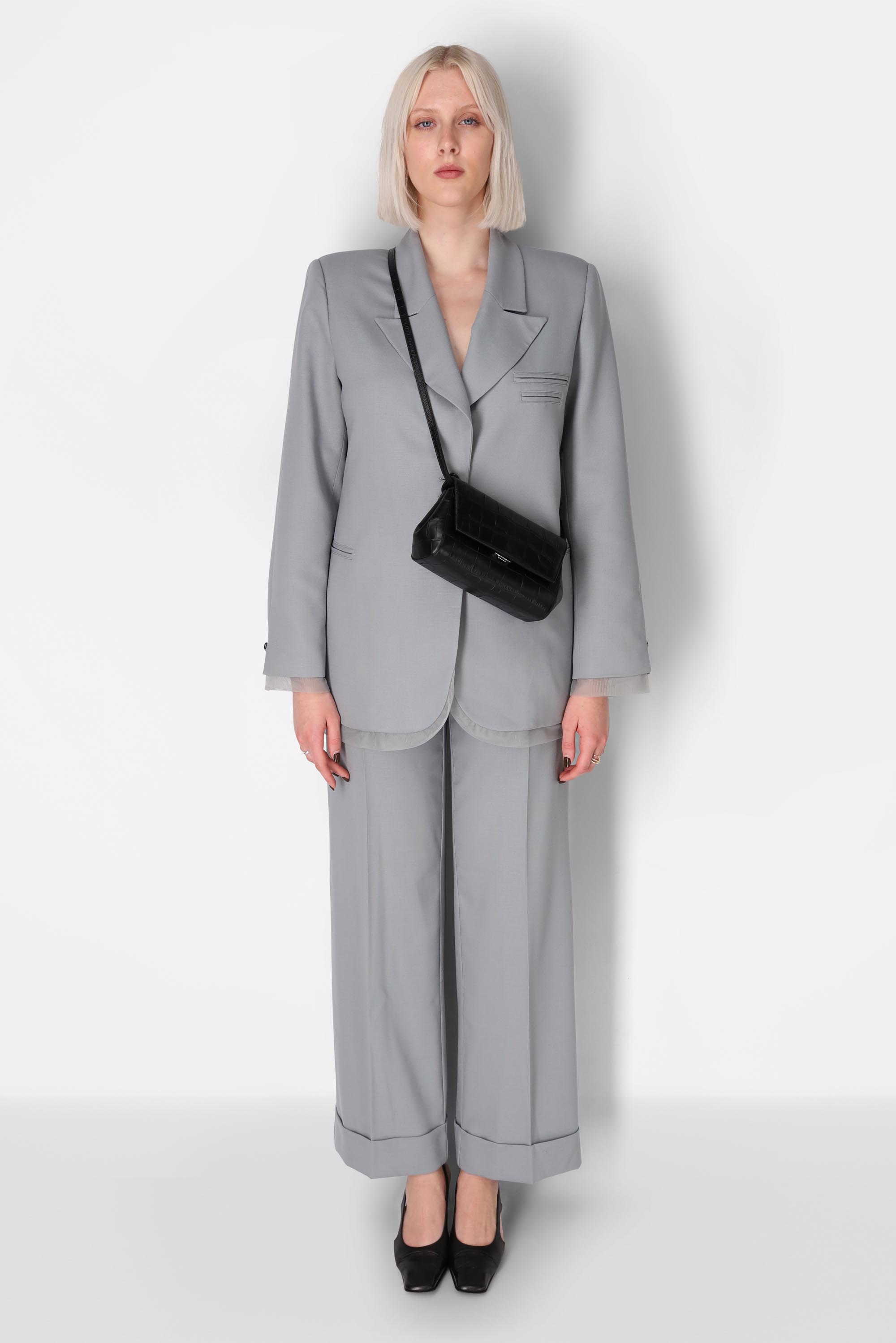 Ikon Clutch - soft croco cappuccino