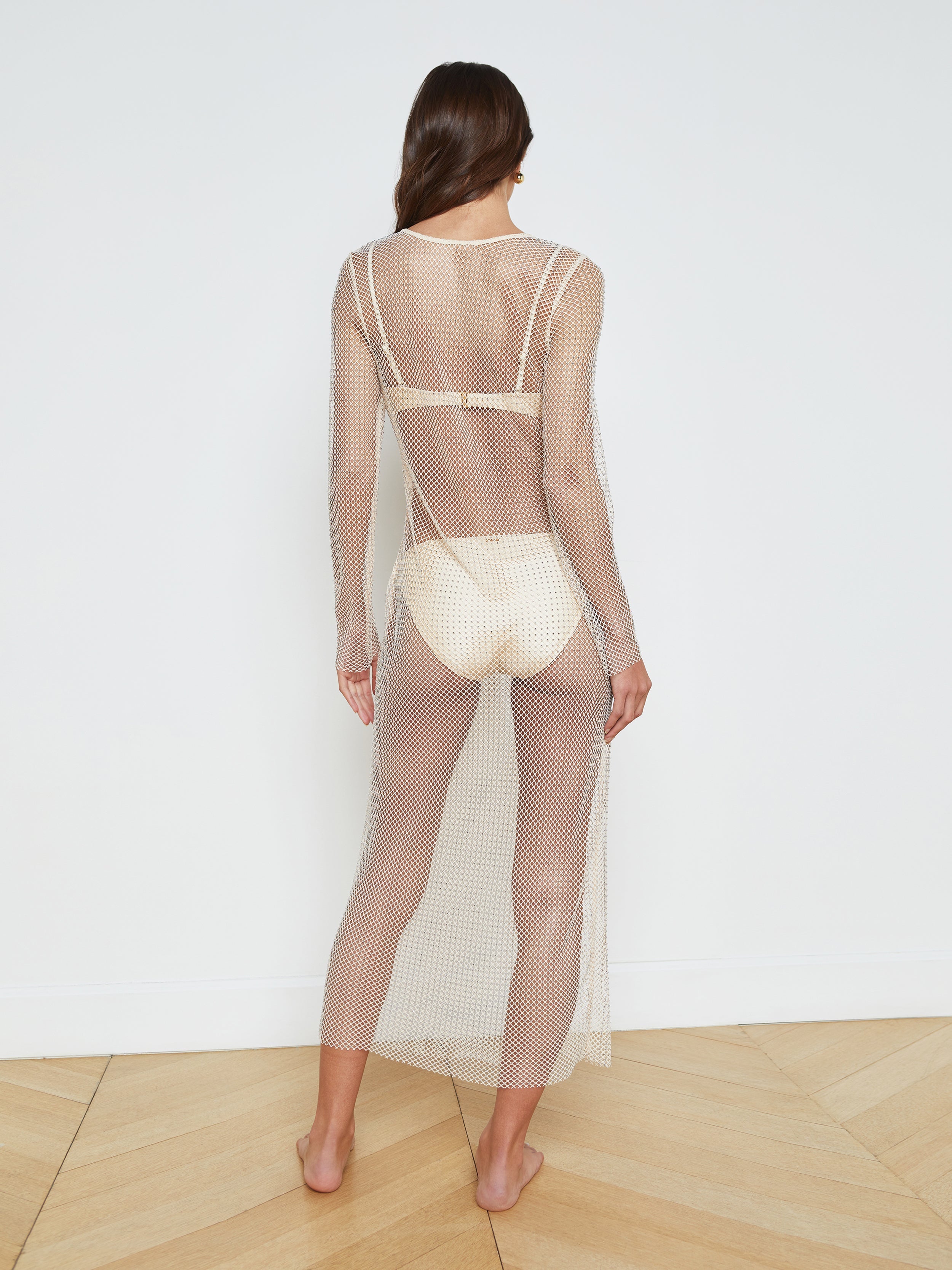 Sara Mesh Cover-Up Dress