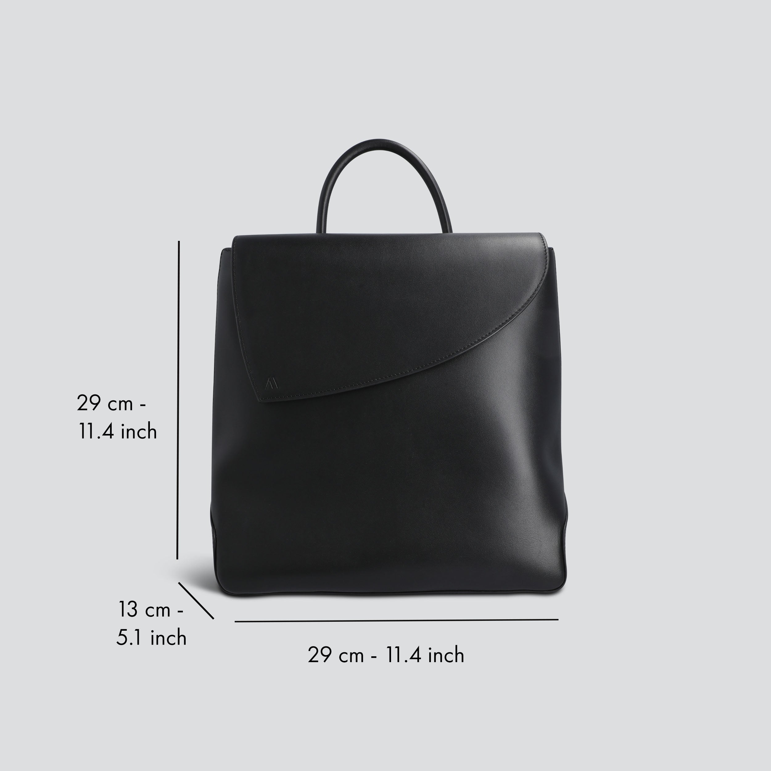 Rebel Mini Backpack - soft touch black