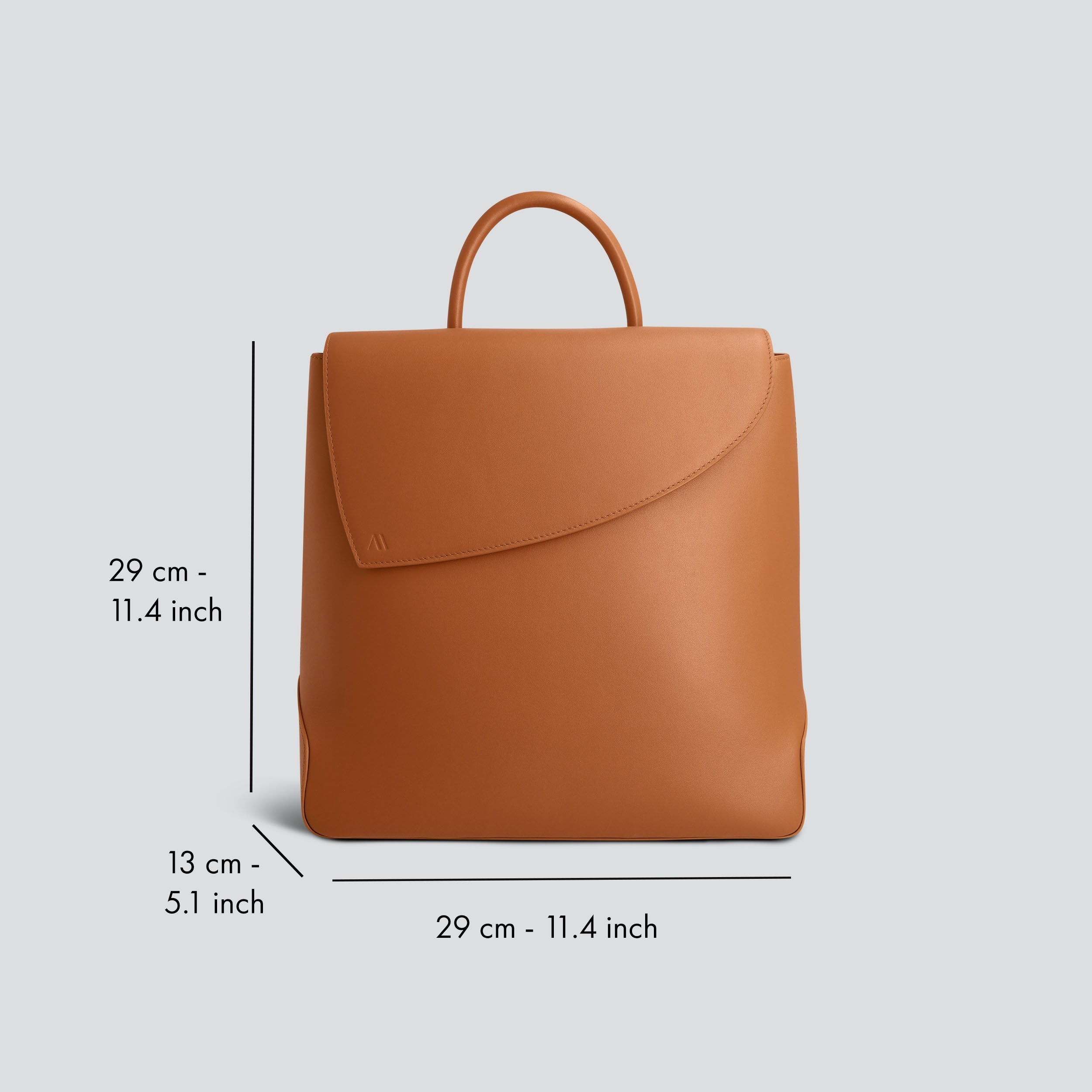 Rebel Mini Backpack - soft touch cognac