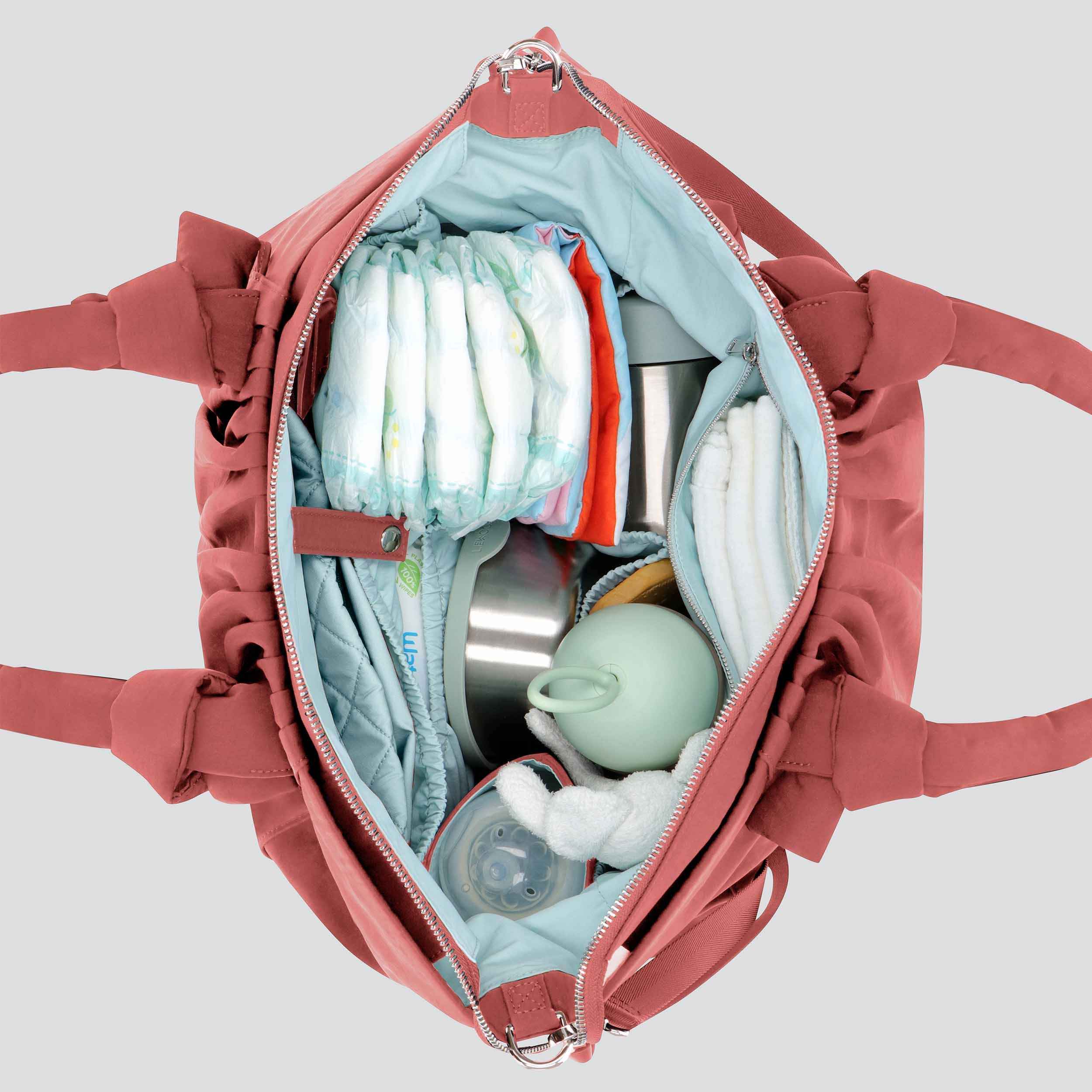Mom bag - terracotta