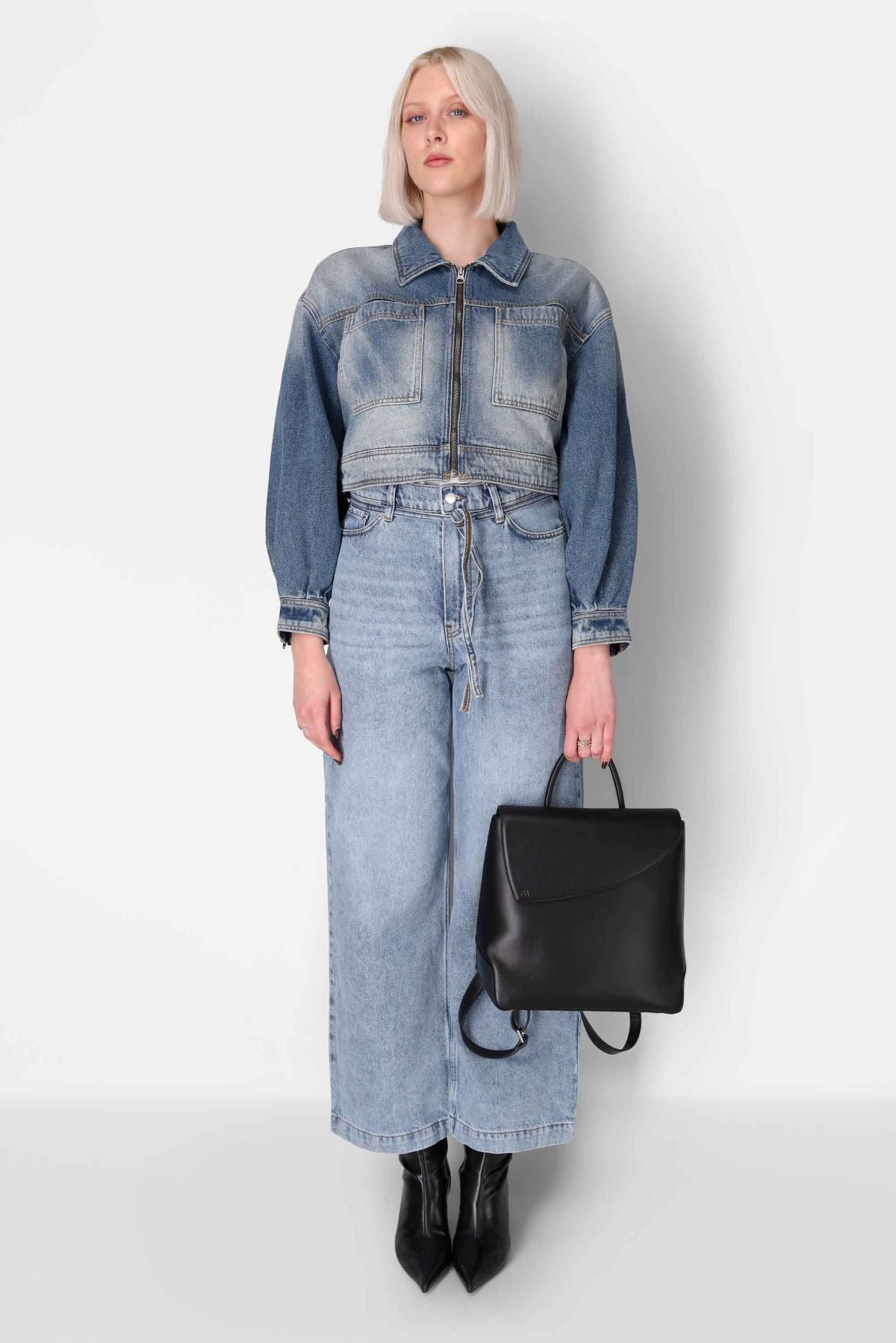 Rebel Mini Backpack - soft touch cognac