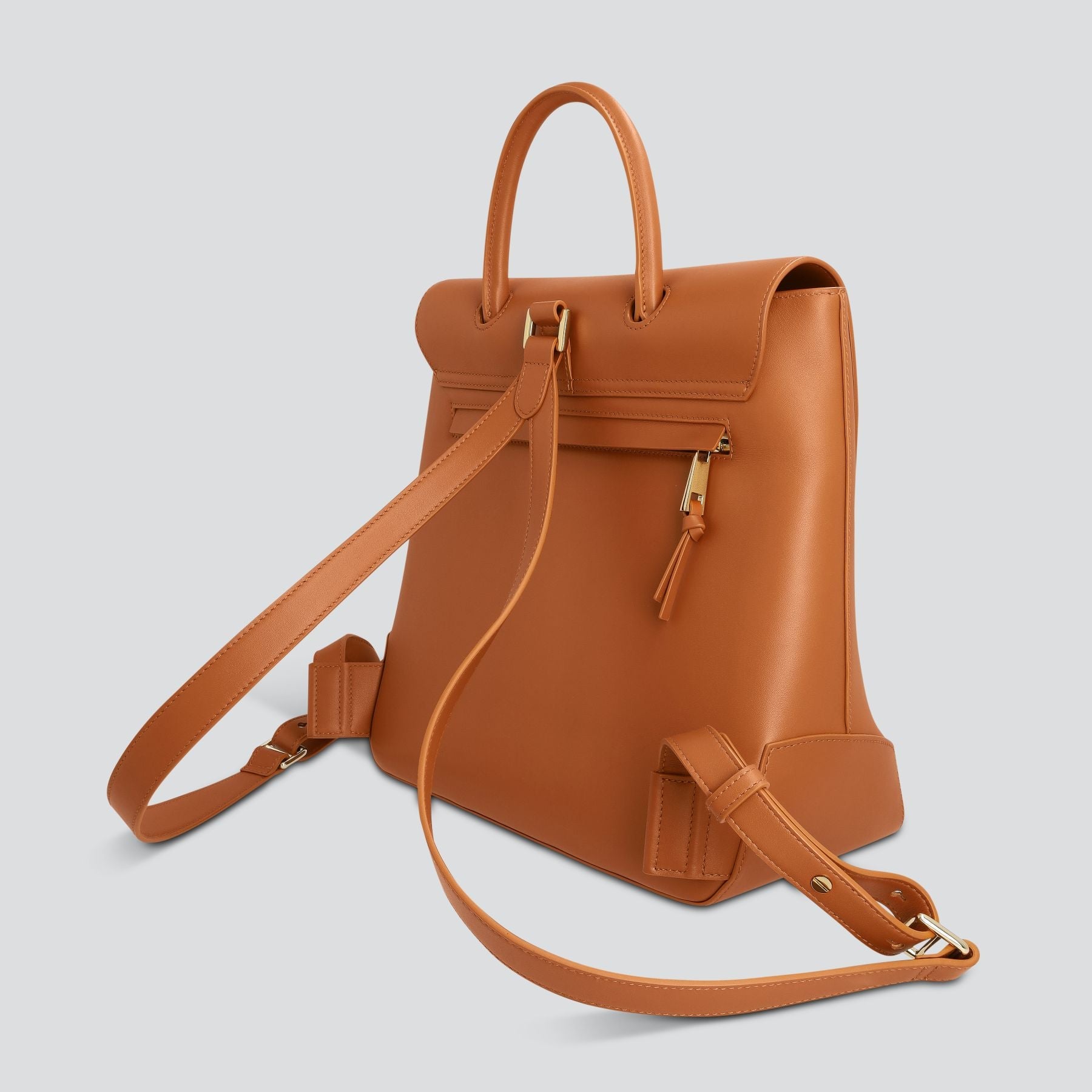 Rebel Mini Backpack - soft touch cognac