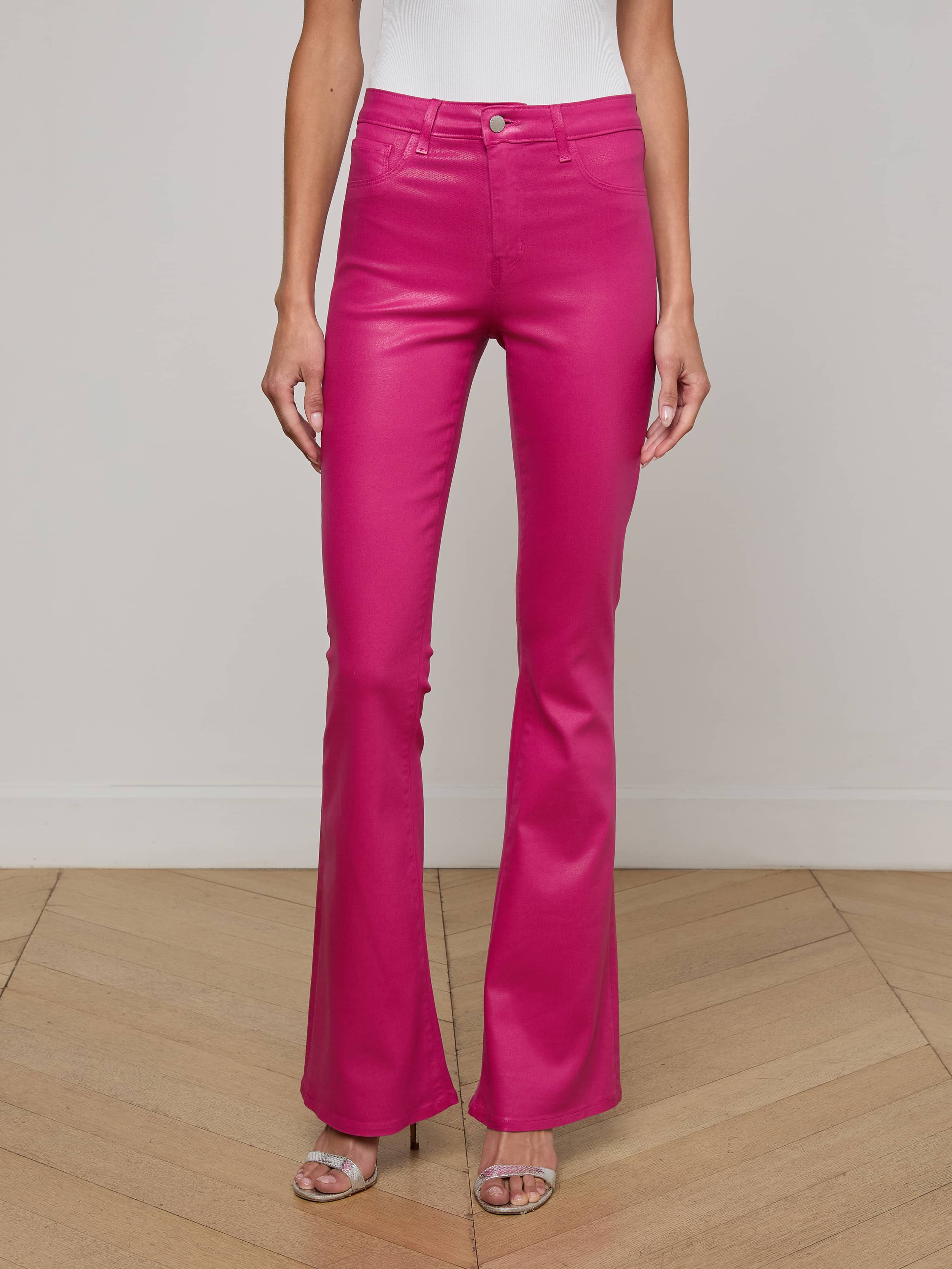 Marty Coated Flare Jean